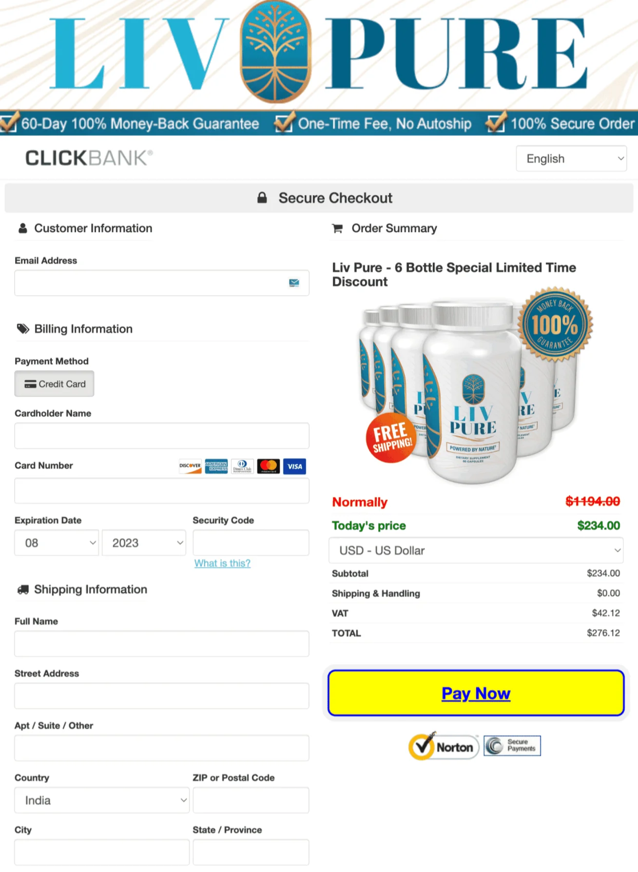 livpure order